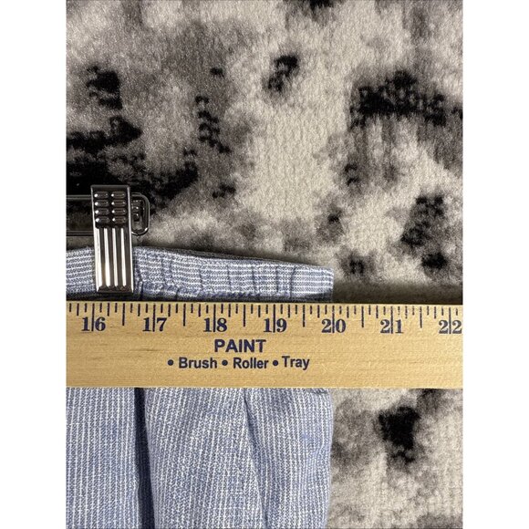 Old Navy Pants Womens Size 2X Pinstripe Linen Blend Wide Leg Drawstring Hippie - Picture 5 of 15